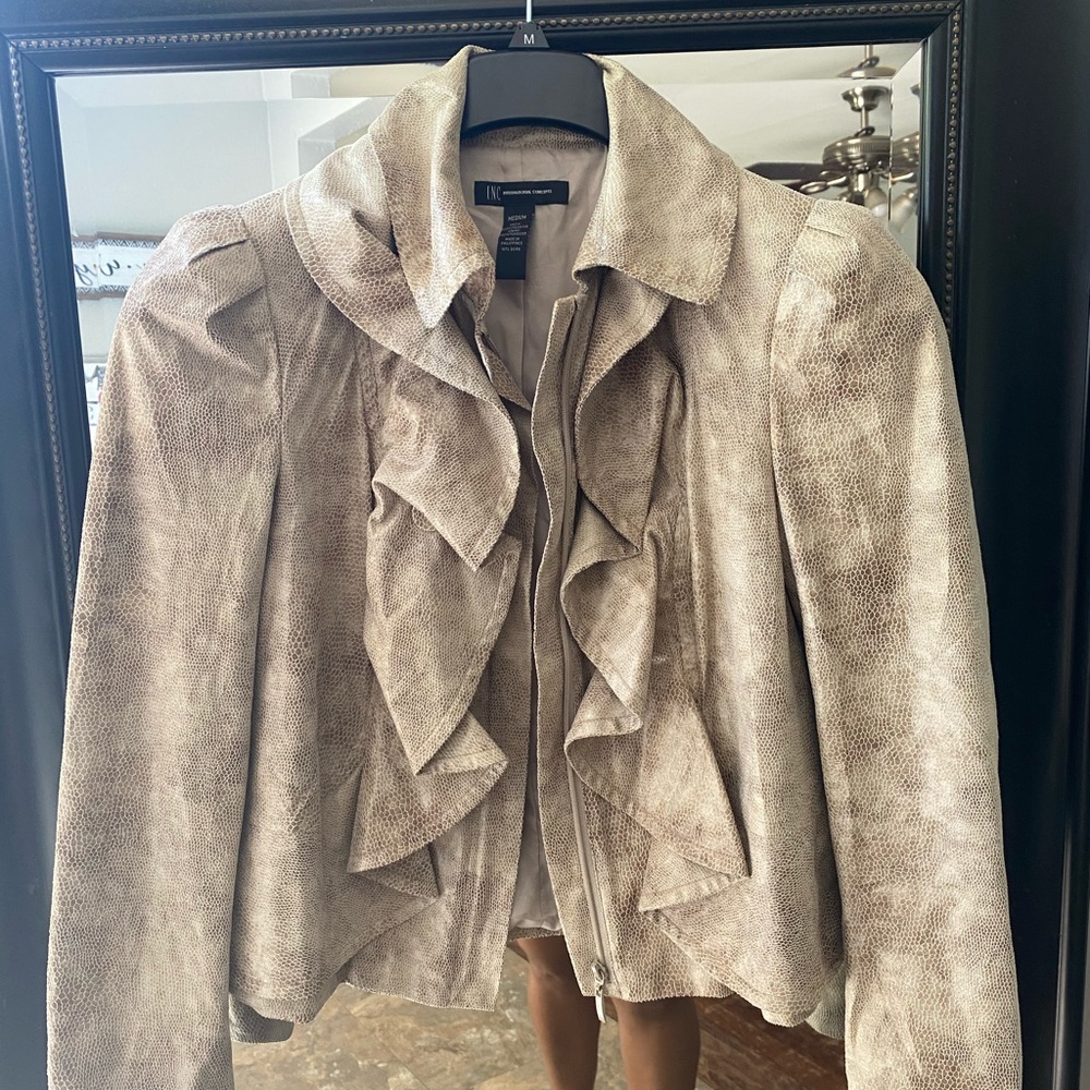 Snake print jacket